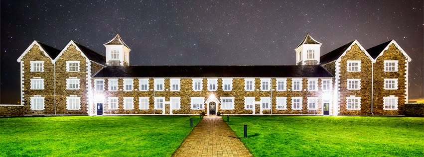 Limavady Workhouse by night